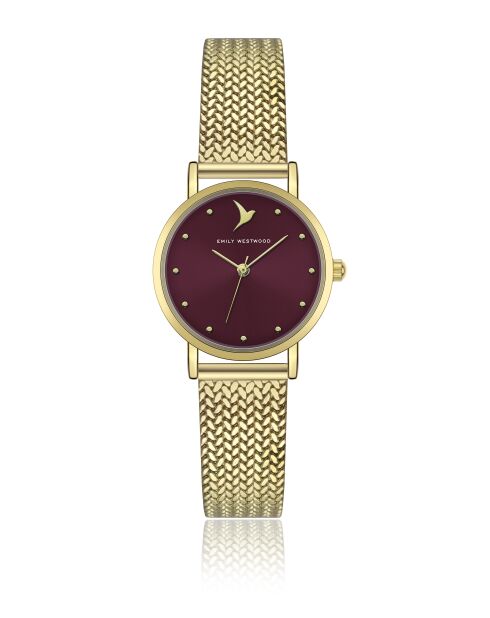 Montre analogique  en Acier EKF-5914GQ dorée