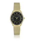 Montre analogique  en Acier EHW-3418 dorée