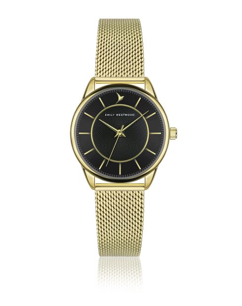 Montre analogique  en Acier EHW-3418 dorée