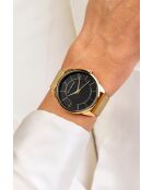 Montre analogique  en Acier EHW-3418 dorée