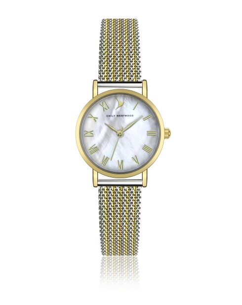 Montre analogique  en Acier EKG-2814 dorée