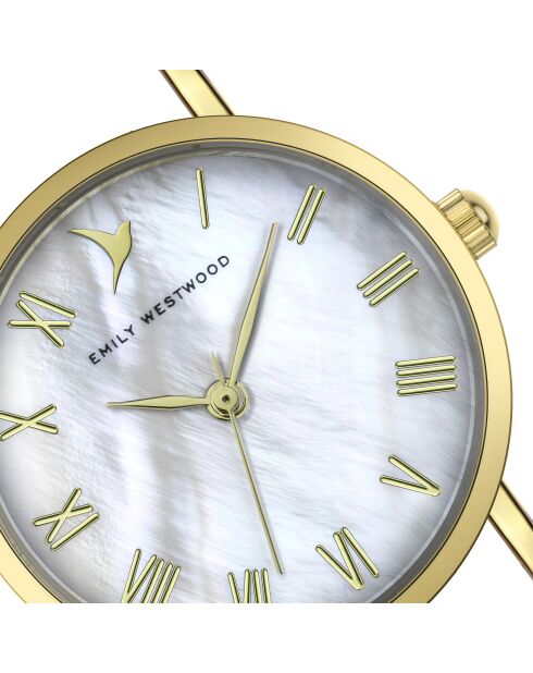 Montre analogique  en Acier EKG-2814 dorée