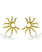 Boucles d'oreilles en Acier Laëtitia dorées