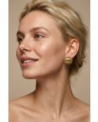 Boucles d'oreilles en Acier Céline dorées