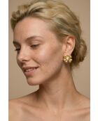 Boucles d'oreilles en Acier Mélanie dorées