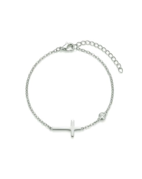 Bracelet en Acier Stéphanie argenté