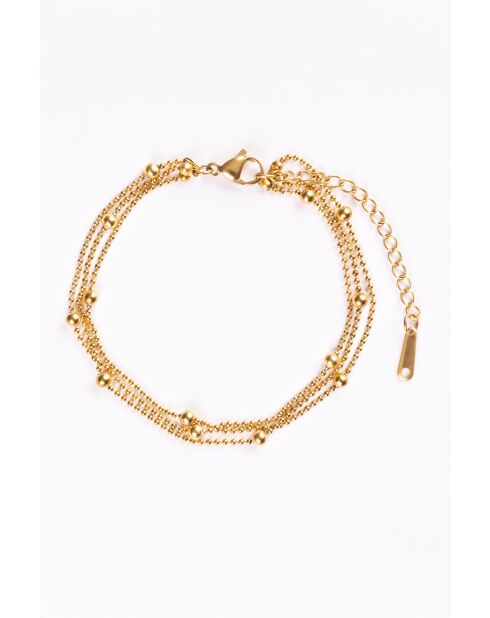 Bracelet en Acier Olivia doré