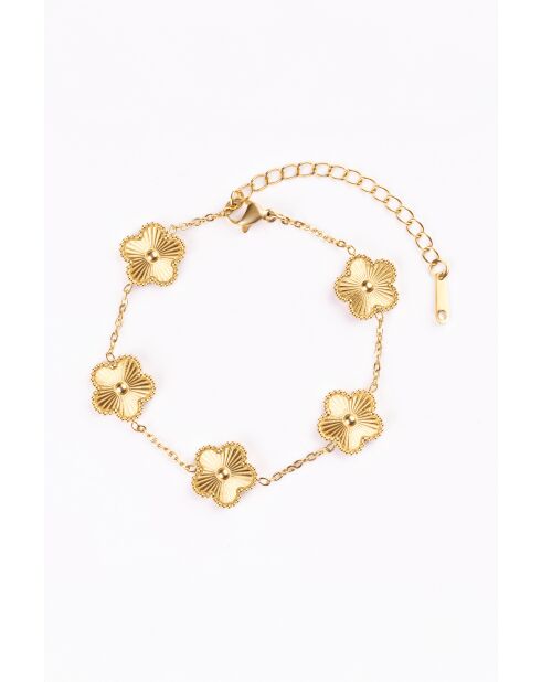 Bracelet en Acier Nolwenn doré
