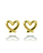 Boucles d'oreilles en Acier Elsa dorées