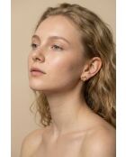Boucles d'oreilles en Acier Elsa dorées