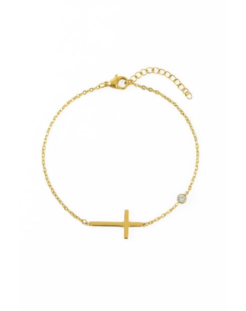 Bracelet en Acier Jessica doré