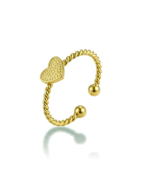 Bague en Acier Anne-Sophie dorée