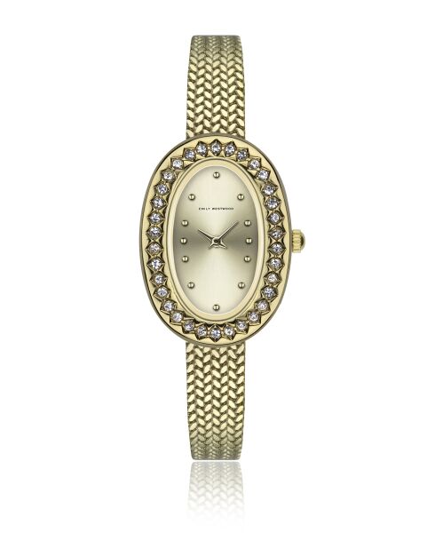 Montre analogique  en Acier EKS-5910G dorée