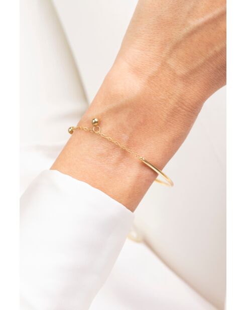 Bracelet en Acier Karine doré