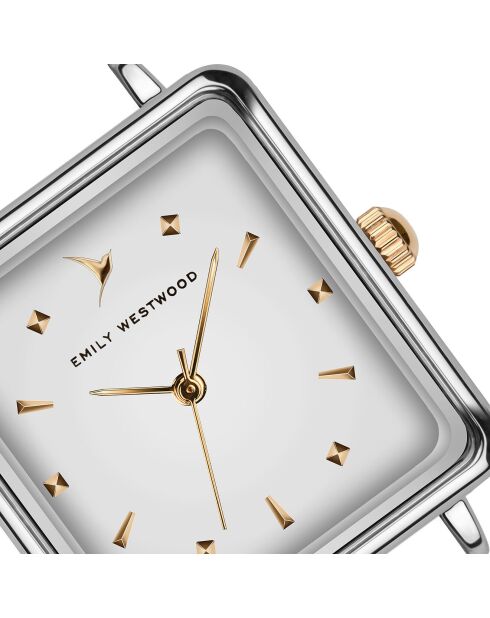 Montre en acier EHB-4214SQ argentée