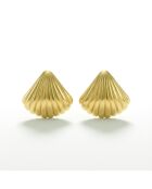 Boucles d'oreilles en Acier Sarah dorées
