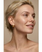 Boucles d'oreilles en Acier Sarah dorées