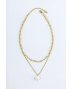 Collier en Acier Fanny doré