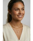 Collier en Acier Fanny doré