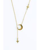 Collier en Acier Marine doré