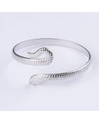 Bracelet en acier argenté