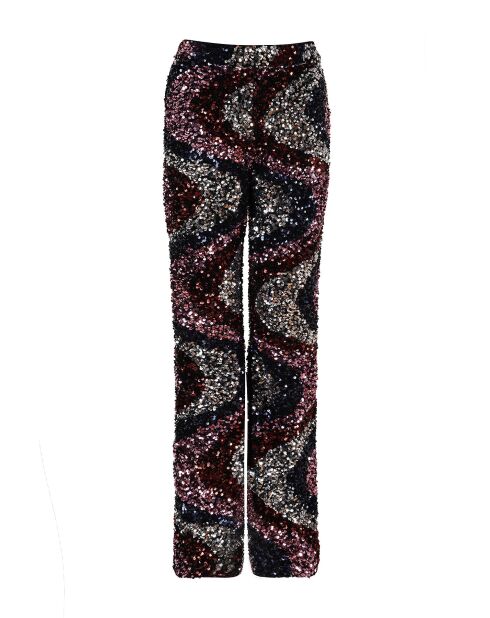 Pantalon Flo sequins violet