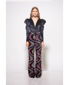 Pantalon Flo sequins violet