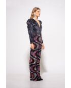 Pantalon Flo sequins violet