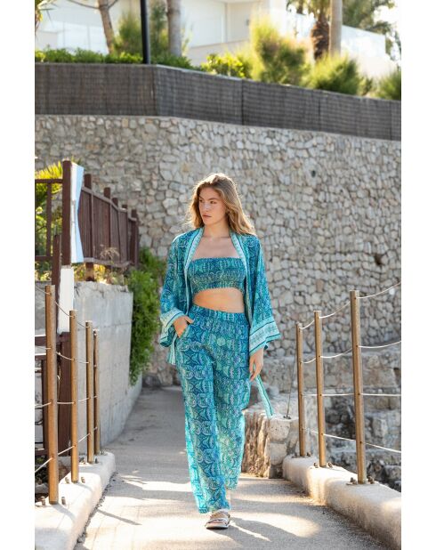 Pantalon Kenza jade