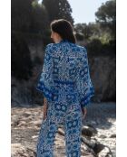 Kenza aztekische blaue Hose