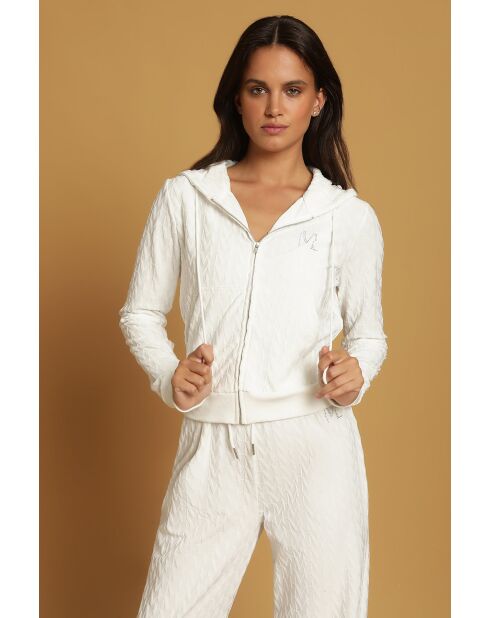 Gilet Dua eponge blanc