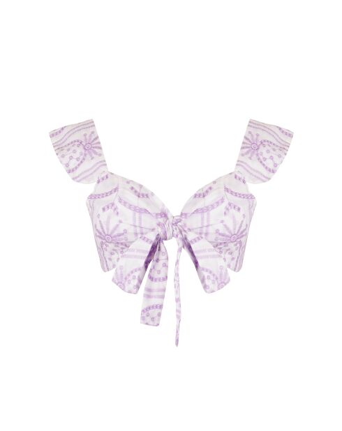 Top en coton Lili pineapple