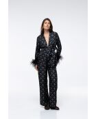 Pantalon Kenza black peacock