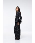 Pantalon Kenza black peacock