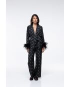 Pantalon Kenza black peacock