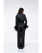 Pantalon Kenza black peacock