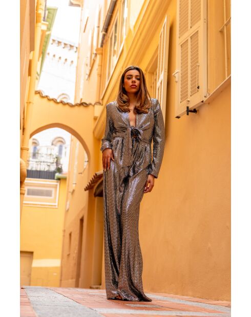 Jumpsuit Romane argent