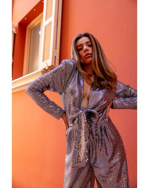 Jumpsuit Romane argent