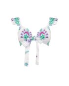 Top en coton Lili topaz bleu