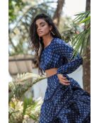 Crop Top Joana soie peacock