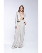 Veste Janis strass beige
