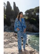 Kimono Dalia bleu aztec