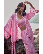 Kimono Dalia pink lotus