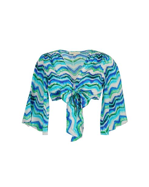 Top Chloe aqua
