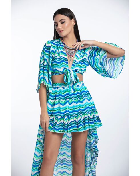 Top Chloe aqua