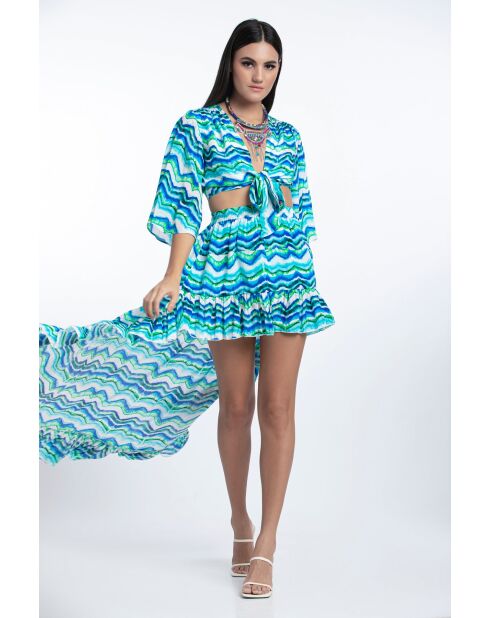 Top Chloe aqua