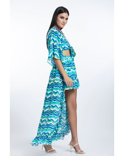 Top Chloe aqua