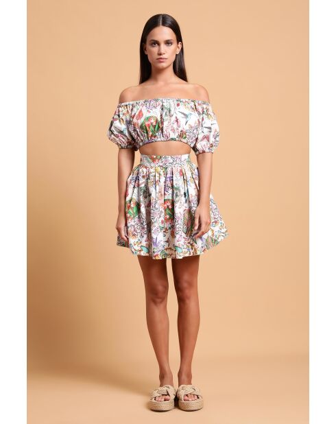 Top en coton Audrey patchwork