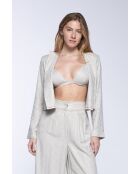 Bra Top strass beige