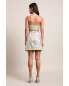 Bra Top sequins dores
